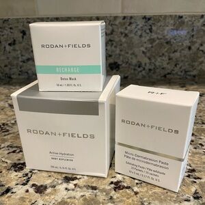 NEW Rodan and Fields Body Replenish, Detox Mask, & Micro Dermabrasion Paste